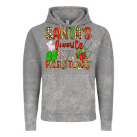 Cloud Rock Santa's Favorite Phlebotomist Vintage Hoodie - texasbilliewilder