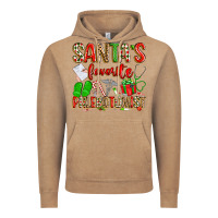 Vintage Coffee Santa's Favorite Phlebotomist Vintage Hoodie - texasbilliewilder