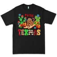 Black Merry Texmas Premium Tee - MaliasSmallBusiness