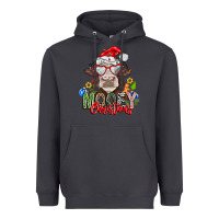 Smoke Mooey Christmas Heavyweight Hoodie - CowhideDigitalArt