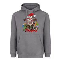 Storm Mooey Christmas Heavyweight Hoodie - CowhideDigitalArt