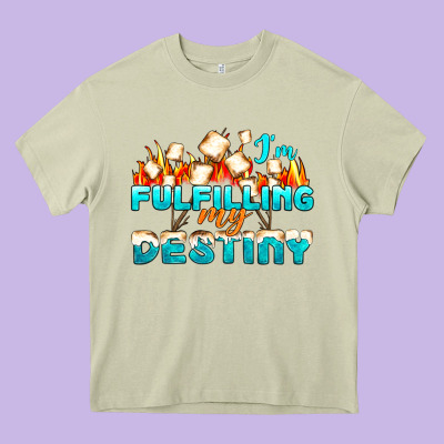 Camp Im Fulfilling My Destiny Heavy Core Tee Designed By Nancycooperartshop