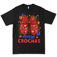 Black Merry crocmas Premium Tee - NancyCooperArtShop