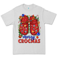 Dove Grey Merry crocmas Premium Tee - NancyCooperArtShop