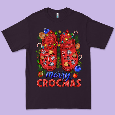 Merry Crocmas Premium Tee Designed By Nancycooperartshop