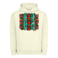 Pigment Pistachio serape aztec leopard and turquoise glitter with gemstone brushstroke Urban Hoodie - Artiststas