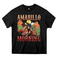 Black amarillo by morning Heavy Core Tee - MaliasSmallBusiness