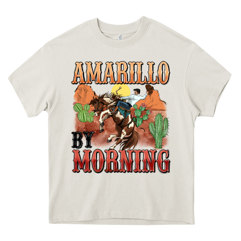 Amarillo By Morning Heavy Core Tee by MaliasSmallBusiness | Teevron