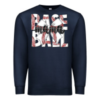 Navy baseball mama Premium Sweatshirt - CowhideDigitalArt