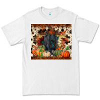 White Fall black angus Premium Tee - RanaPortraitStore