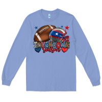 Colony Blue Touchdown season American football 4th of july Long Sleeve Tee - HowdyJamesFarm