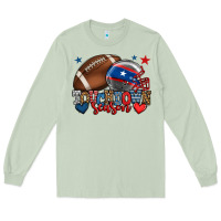 Matcha Touchdown season American football 4th of july Long Sleeve Tee - HowdyJamesFarm