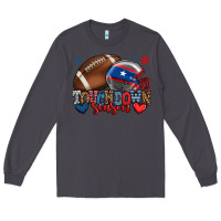 Smoke Touchdown season American football 4th of july Long Sleeve Tee - HowdyJamesFarm