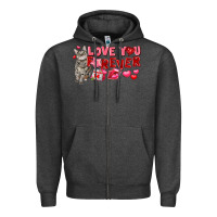 Charcoal Heather love you forever Zipper Hoodie - FaDigitalArtStudio