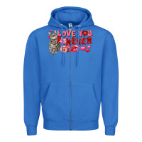 True Royal love you forever Zipper Hoodie - FaDigitalArtStudio