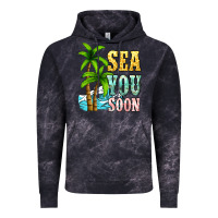 Cloud Black Sea you soon Vintage Hoodie - NancyCooperArtShop