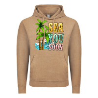 Vintage Coffee Sea you soon Vintage Hoodie - NancyCooperArtShop