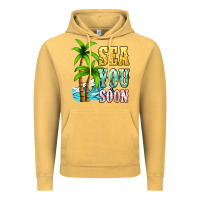 Vintage Mustard Sea you soon Vintage Hoodie - NancyCooperArtShop