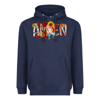 Navy amen Heavyweight Hoodie - RacoonDesign