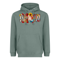 Sage amen Heavyweight Hoodie - RacoonDesign