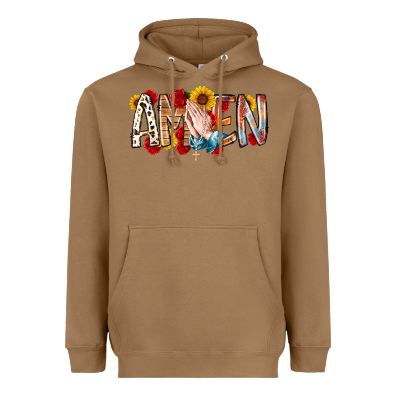 Amen Heavyweight Hoodie by RacoonDesign | Teevron