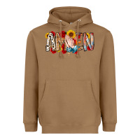 Toasted Coconut amen Heavyweight Hoodie - RacoonDesign