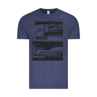 Vintage Denim gt3 rs 991.2 fragment rear Vintage Tee - tuanDangUi