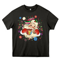 Asphalt mexican christmas santa Heavy Core Tee - MaliasSmallBusiness
