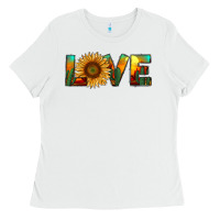 White desert sunflower love Ladies Tee - RanaPortraitStore