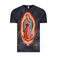 Cloud Black our lady of guadalupe virgin mary Vintage Tee - tuanDangUi