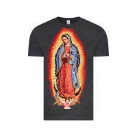 Vintage Black our lady of guadalupe virgin mary Vintage Tee - tuanDangUi