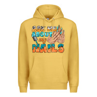 Antique Gold ask me about my nails bbs Premium Hoodie - BundleAndBundleShop