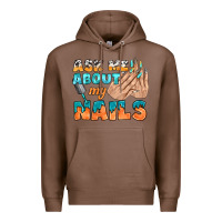 Chestnut ask me about my nails bbs Premium Hoodie - BundleAndBundleShop