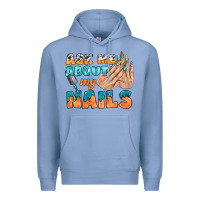 Colony Blue ask me about my nails bbs Premium Hoodie - BundleAndBundleShop