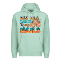 Seafoam ask me about my nails bbs Premium Hoodie - BundleAndBundleShop