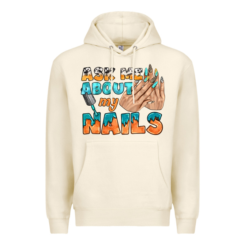 Ask Me About My Nails Bbs Premium Hoodie by BundleAndBundleShop | Teevron