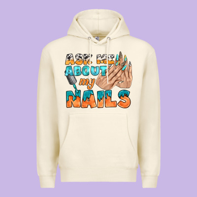 Ask Me About My Nails Bbs Premium Hoodie Designed By Bundleandbundleshop