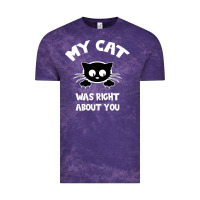 Cloud Purple My Cat Was Right About You Vintage Tee - Bettercallsaul