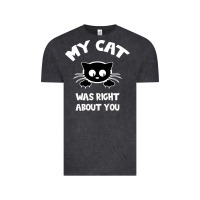 Vintage Black My Cat Was Right About You Vintage Tee - Bettercallsaul