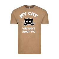 Vintage Coffee My Cat Was Right About You Vintage Tee - Bettercallsaul