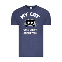 Vintage Denim My Cat Was Right About You Vintage Tee - Bettercallsaul