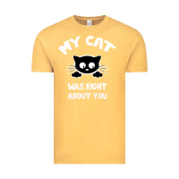 Vintage Mustard My Cat Was Right About You Vintage Tee - Bettercallsaul