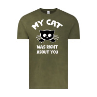 Vintage Olive My Cat Was Right About You Vintage Tee - Bettercallsaul