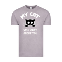 Vintage Zinc My Cat Was Right About You Vintage Tee - Bettercallsaul