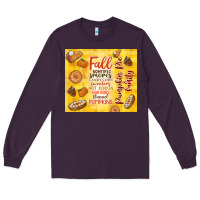Plum pumpkin pie and family Long Sleeve Tee - TumblerDesignByShophia