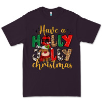 Plum have a holly jolly christmas Premium Tee - MaliasSmallBusiness