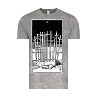 Cloud Rock ten of swords   x of swords   tarot card   major arcana   fortune tell Vintage Tee - tuanDangUi