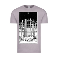 Vintage Zinc ten of swords   x of swords   tarot card   major arcana   fortune tell Vintage Tee - tuanDangUi