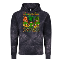Cloud Black shamrockin with my gnomies Vintage Hoodie - NancyCooperArtShop