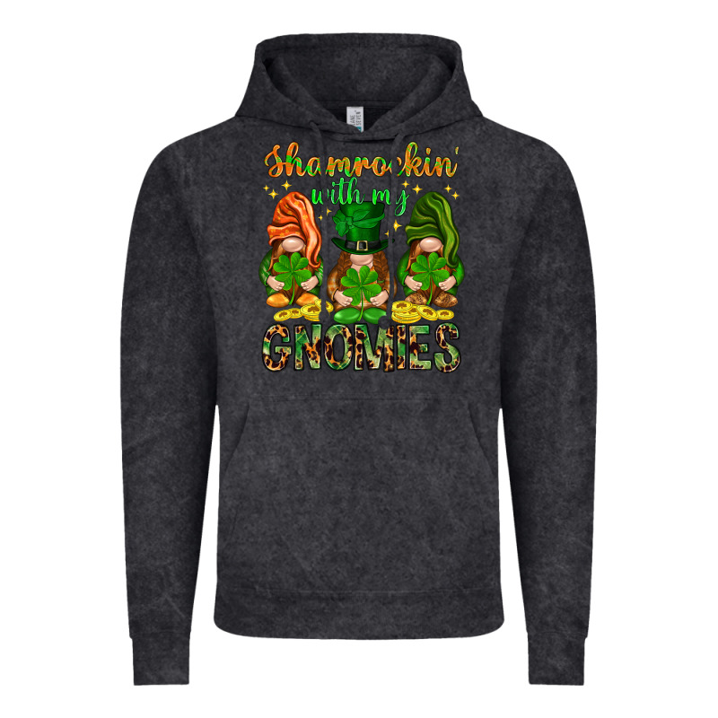 Shamrockin With My Gnomies Vintage Hoodie by NancyCooperArtShop | Teevron